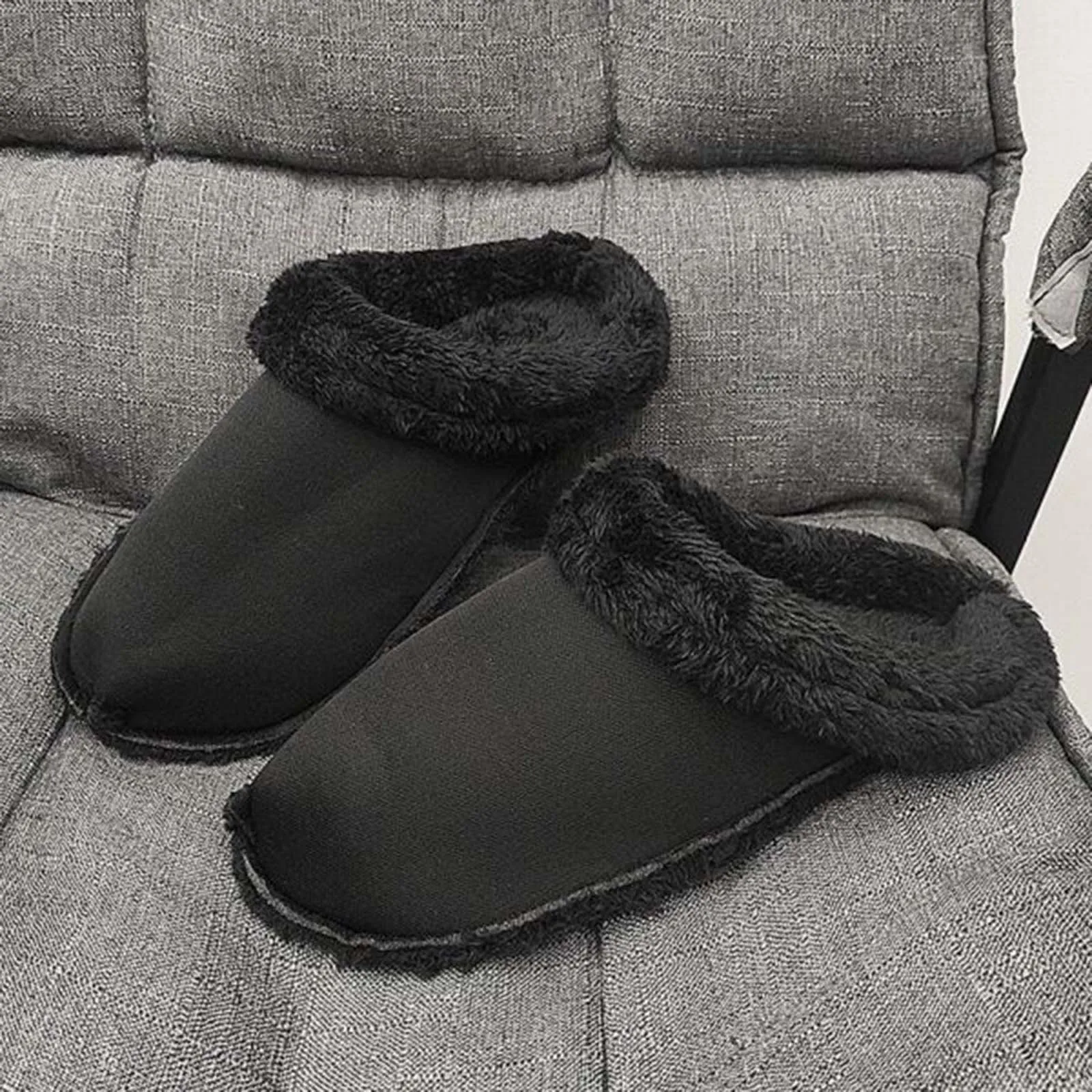 1 Pair Winter Warm Plush Insoles Inserts Removable Sleeve for Clogs Slippers Lined Shoes Cover Liner Furry Thermal Shoe Cover