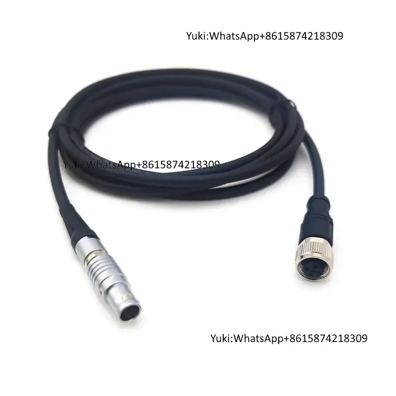 FGK 1B 304 CLLD52 M12 Push Pull Electrical Power Waterproof Wire Harness Connector 3P 6P Din Cable PVC PIN PCB Connectors