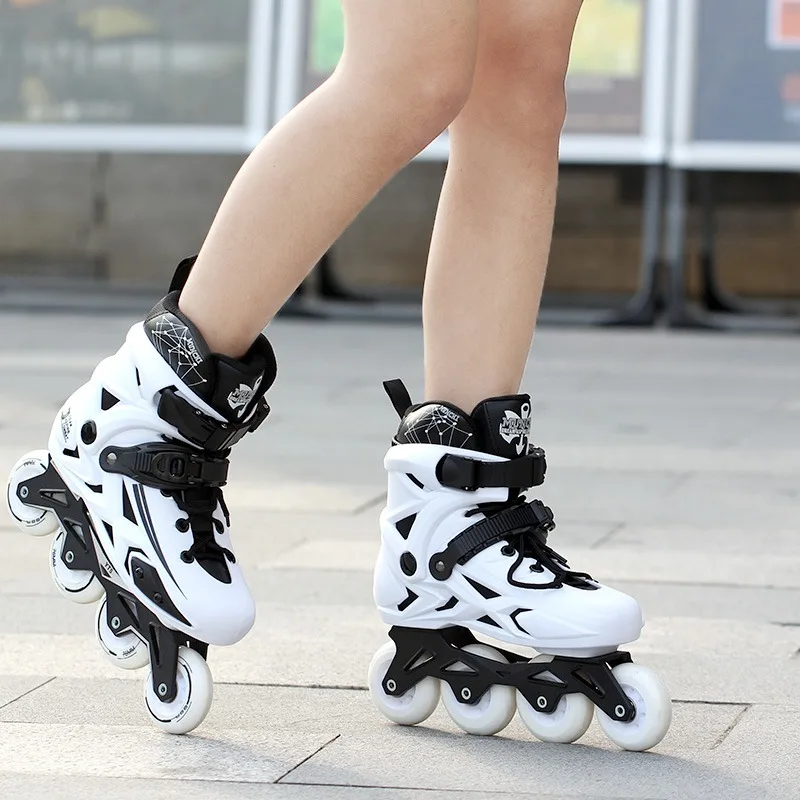 أحذية التزلج على الجليد المضمنة للبالغين للجنسين، أحذية التزلج على الجليد الاحترافية، معدات تدريب اللياقة البدنية الخارجية المتينة #3