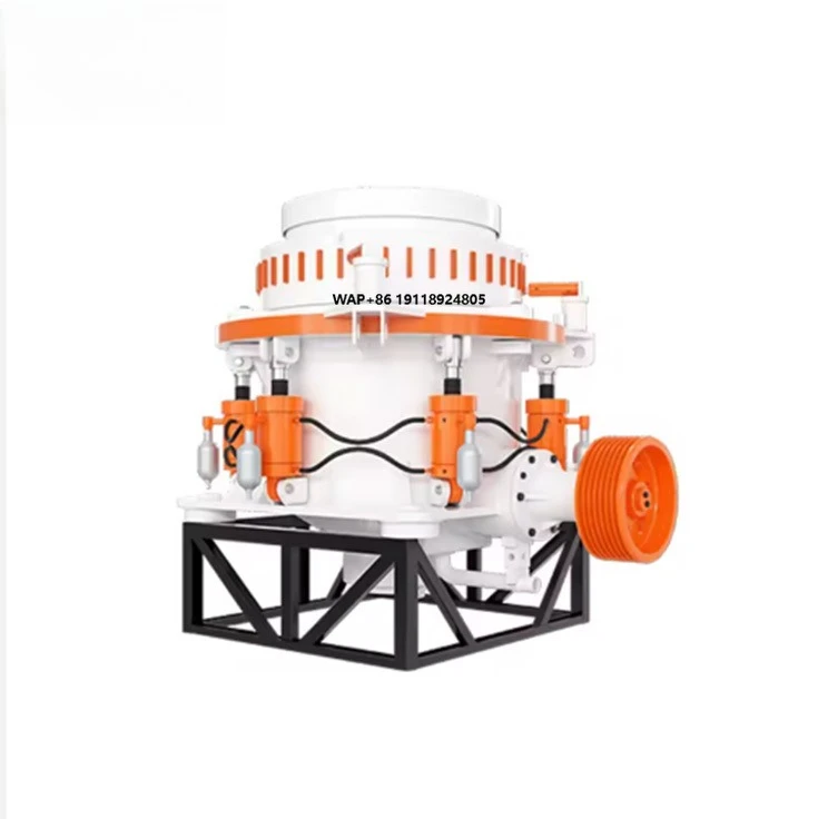 Wanxinghanyang Multi-cylinder Hydraulic Cone Crusher Heavy Duty Stable Operation Granite Basalt Rock Mining Quarry Engine 1 Year