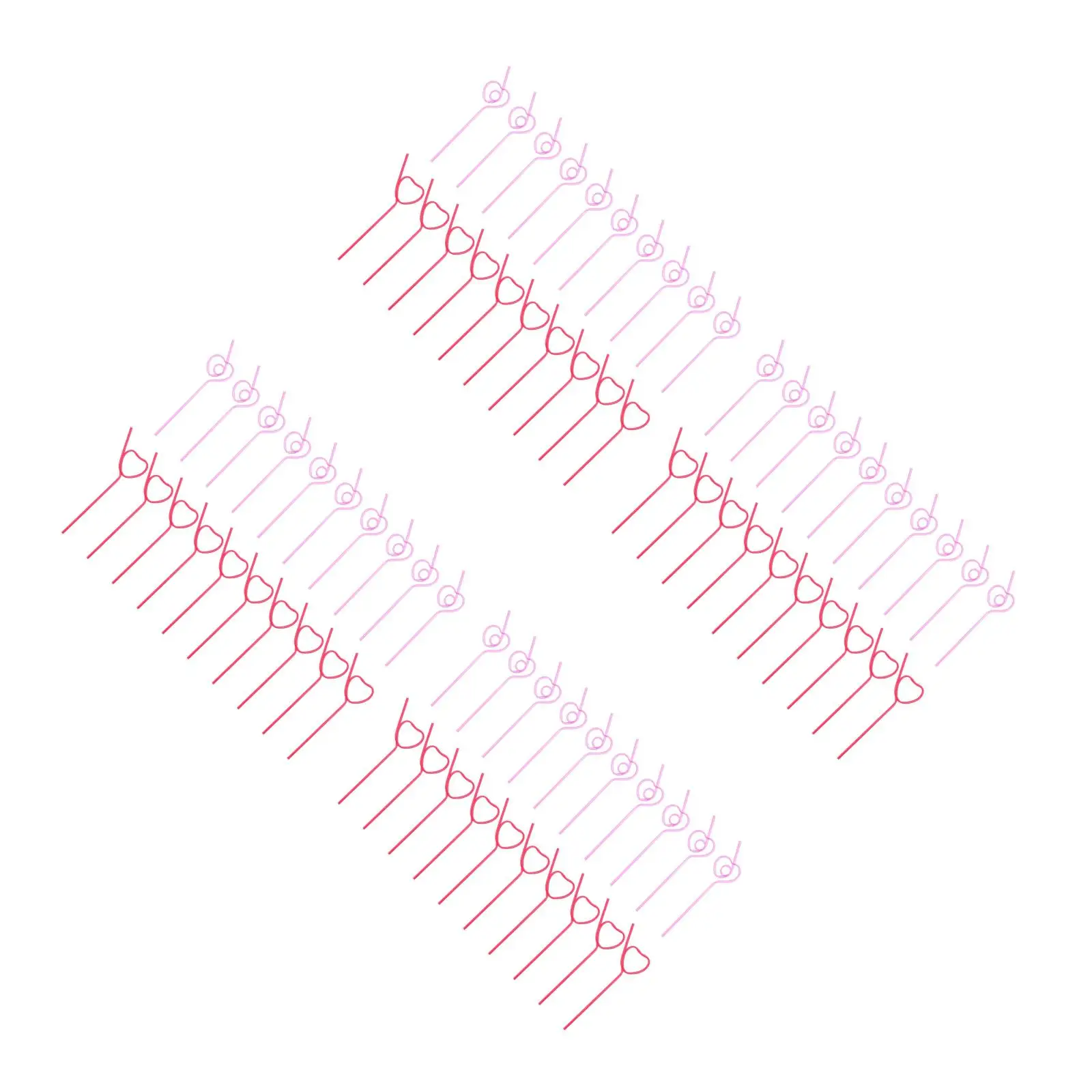 

4 шт., 4 упаковки, гибкие художественные трубочки для питья, креативные вьющиеся многоразовые длинные забавные трубочки в форме сердца