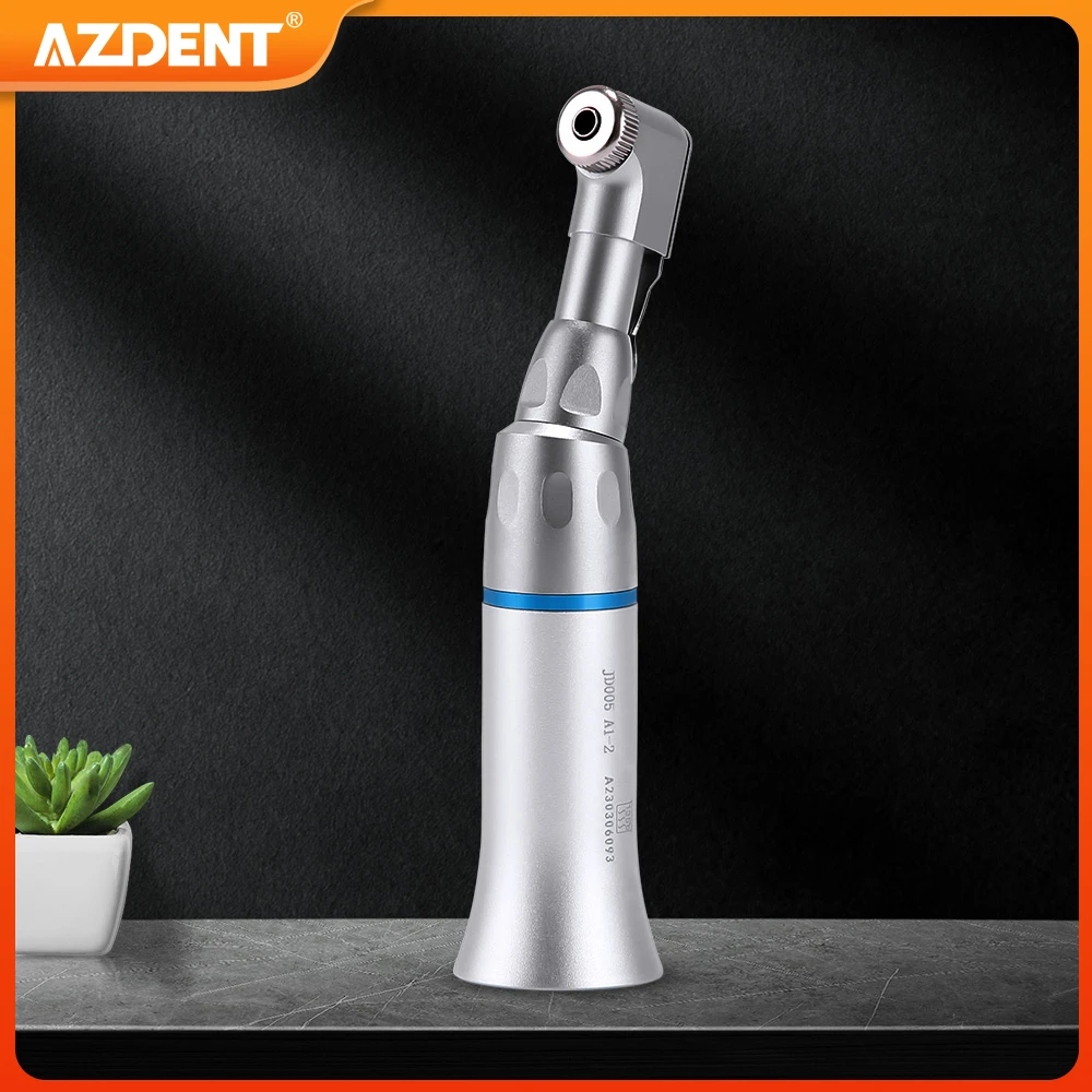 Dental Low Speed Handpiece AZDENT Contra Angle Latch Type fit E-type Air Motors Dentistrty Tool Instrument