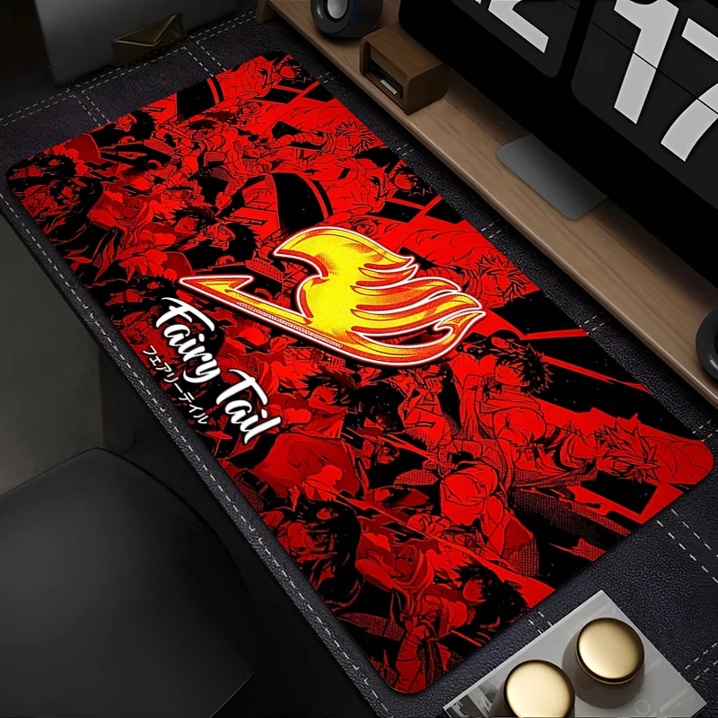 HD Print Gaming Mouse Pad Office Carpet Fairy Tail Large size Anime Desk Mat Rubber Gamer Accessories Pads Anti-slip Mousepad