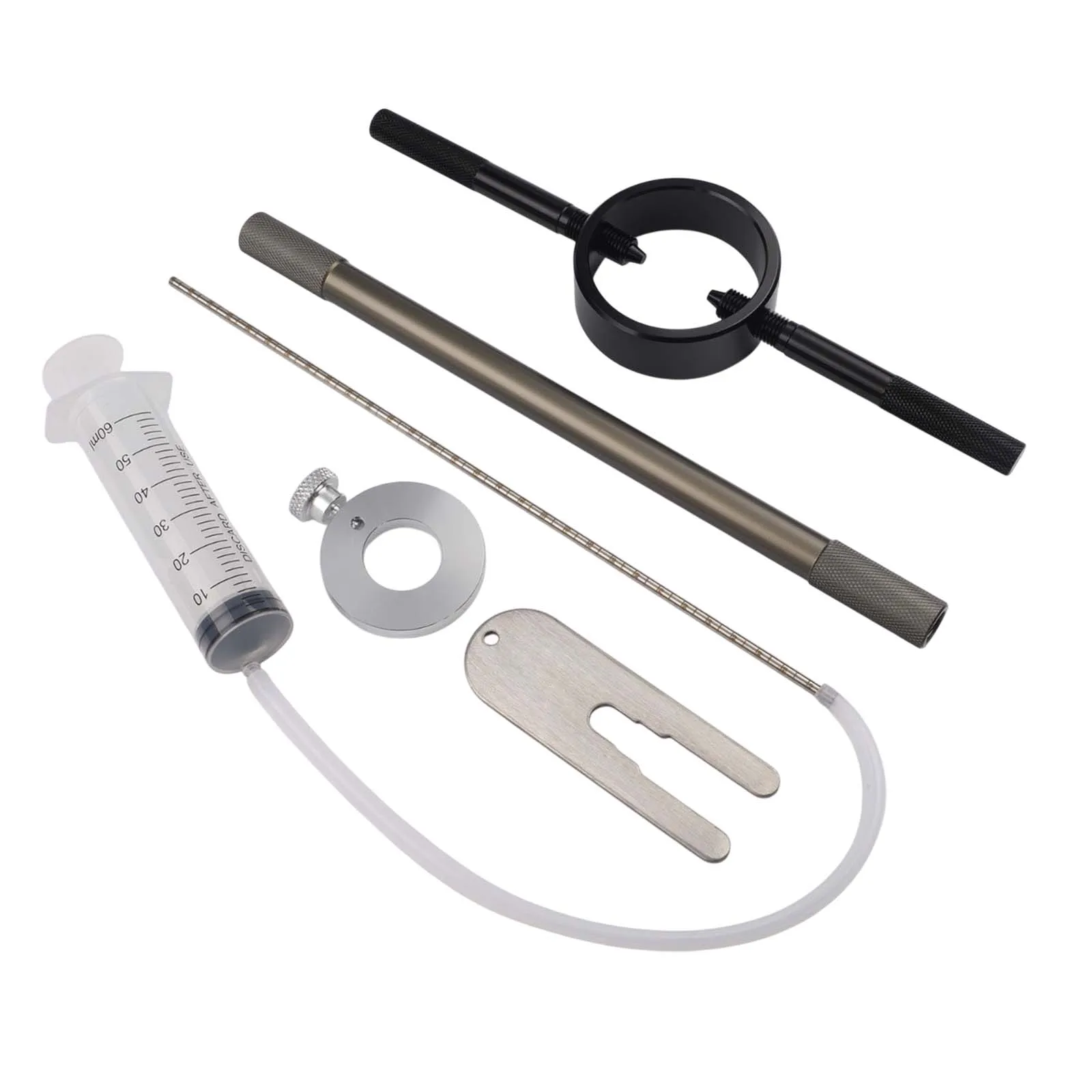 شوكة ضاغط أداة شوكة خدمة عدة صيانة دراجة نارية قابل للتعديل حلقة أداة خرطوشة الشوك المثبط قضيب أداة #6