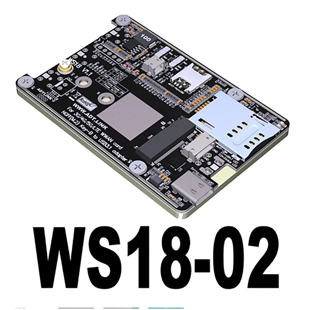 NGFF M.2 B Key WWAN 5G IoT-Steckplatz auf USB 3.1 Typ C 4G LTE 5G Modul Unicom Mobile Telecom Modulare Adapterkarte 2230/3042/3052 – Detail 2