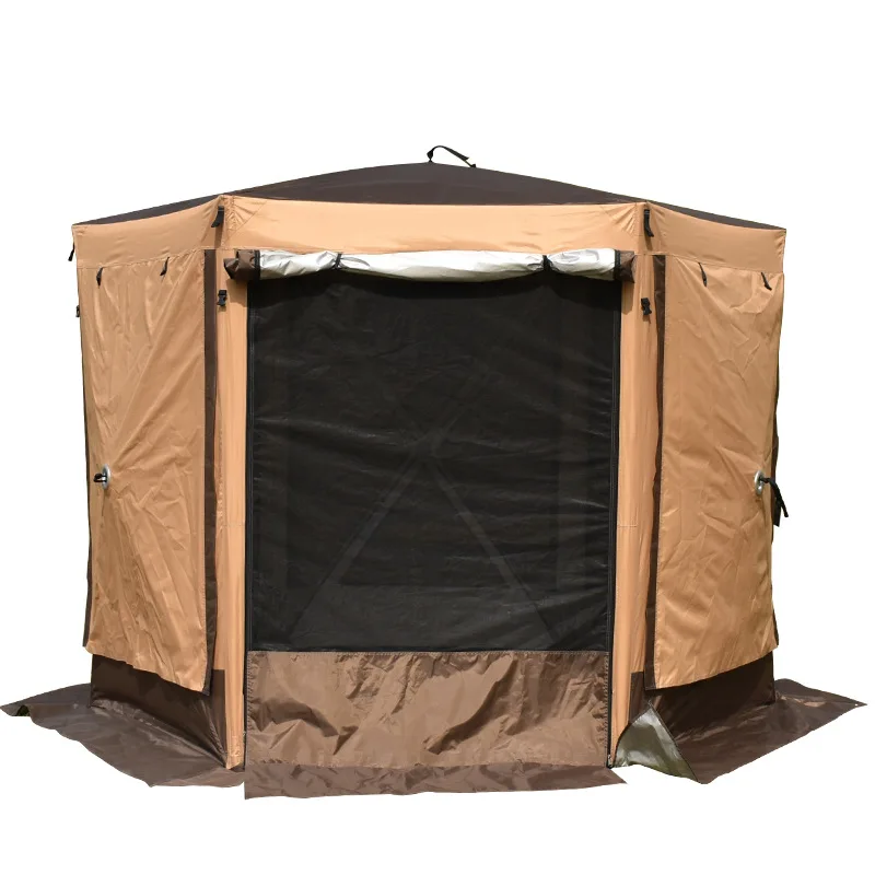

Family camping tent 6-8 people waterproof dome tent