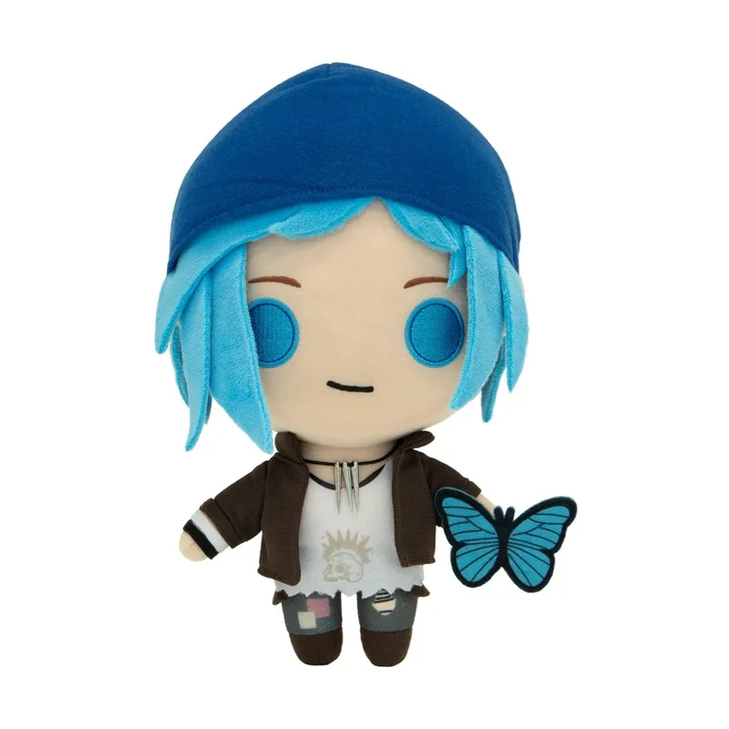 

Blue Haired Rebel Girl Plush Toy Collector Edition Game Character Stuffed Doll Punk Style Soft Plushie Gift for Fans