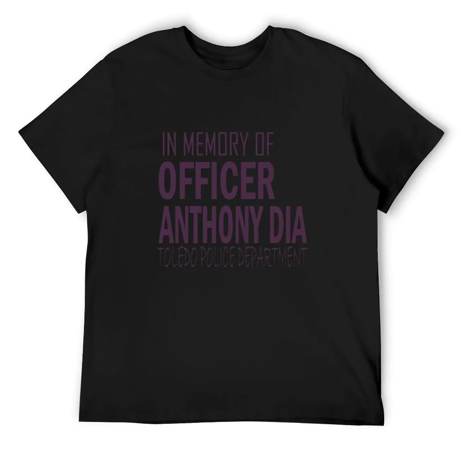 

Officer Anthony Dia T-Shirt summer top summer clothes heavyweights man clothes mens shirts graphic tee