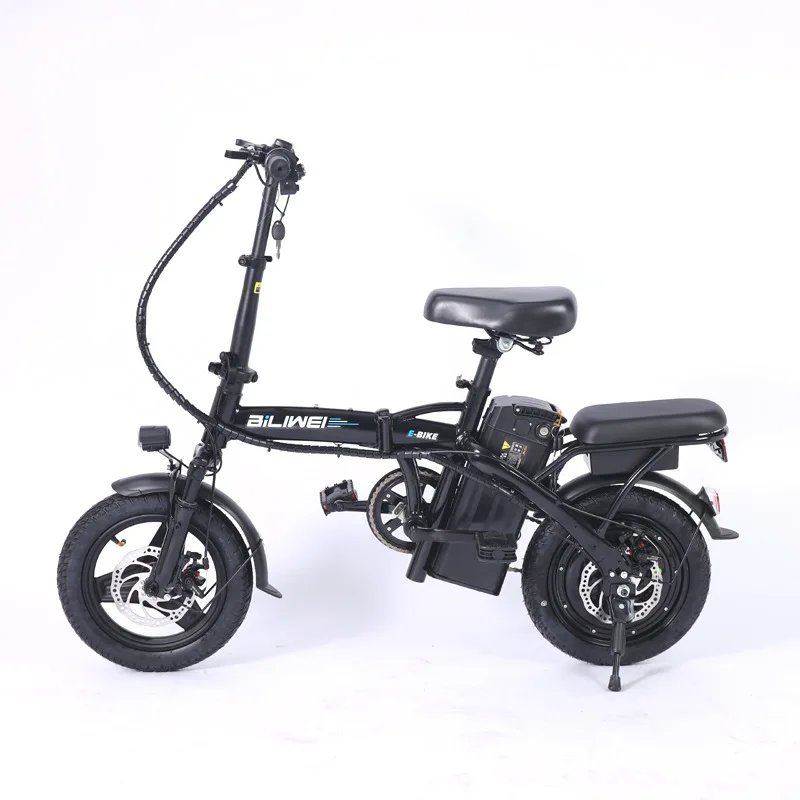 Folding Electric Bike Adult 48V 500W Ultra-Light Portable Lithium Battery Rear Hub Motor Bicycle Commuter City Ebike