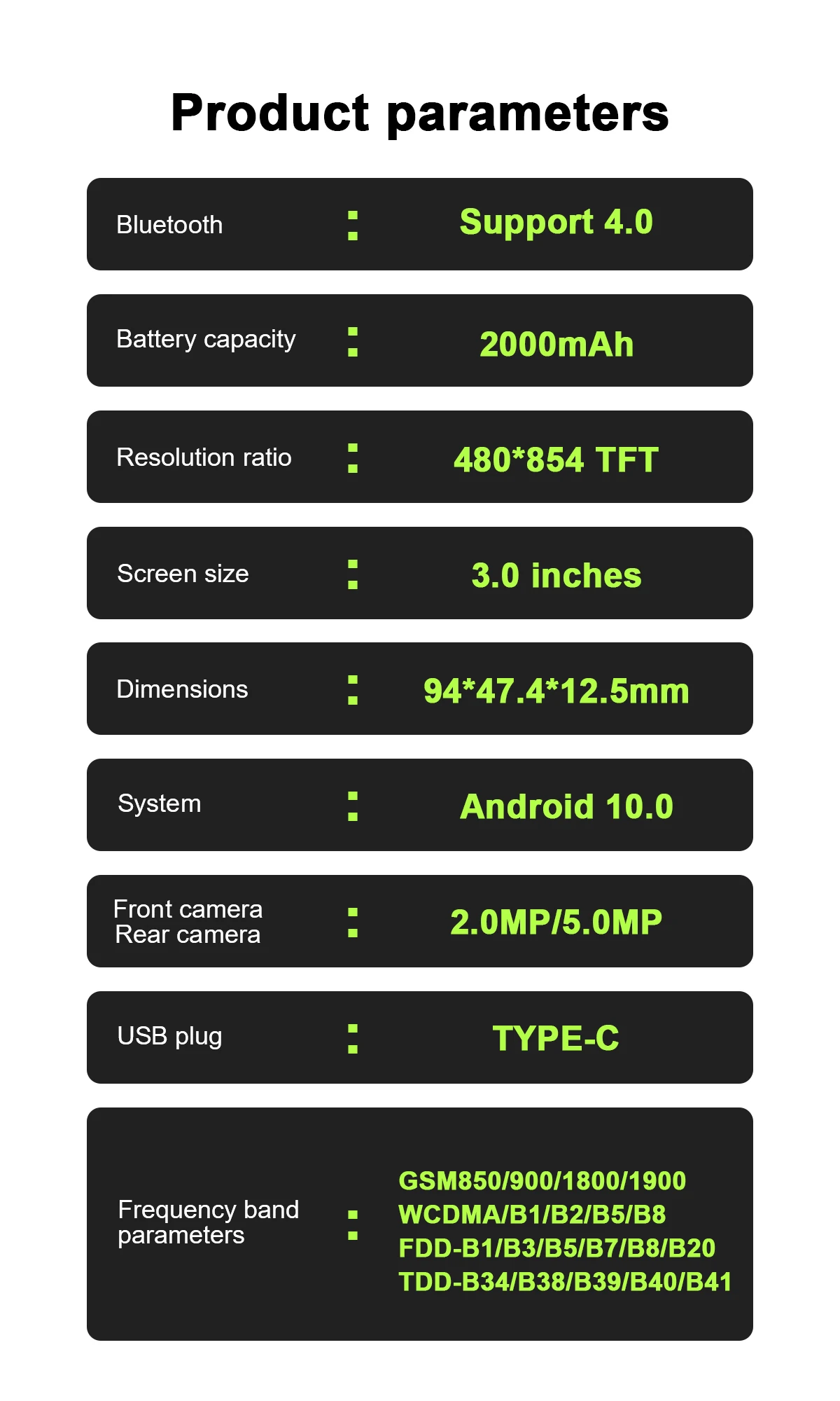 Global Version KING9000 4G Mini Smartphone 3.0" Dual SIM 16GB+2GB Android OS Google Play Original Small Mobile Phone Google Play