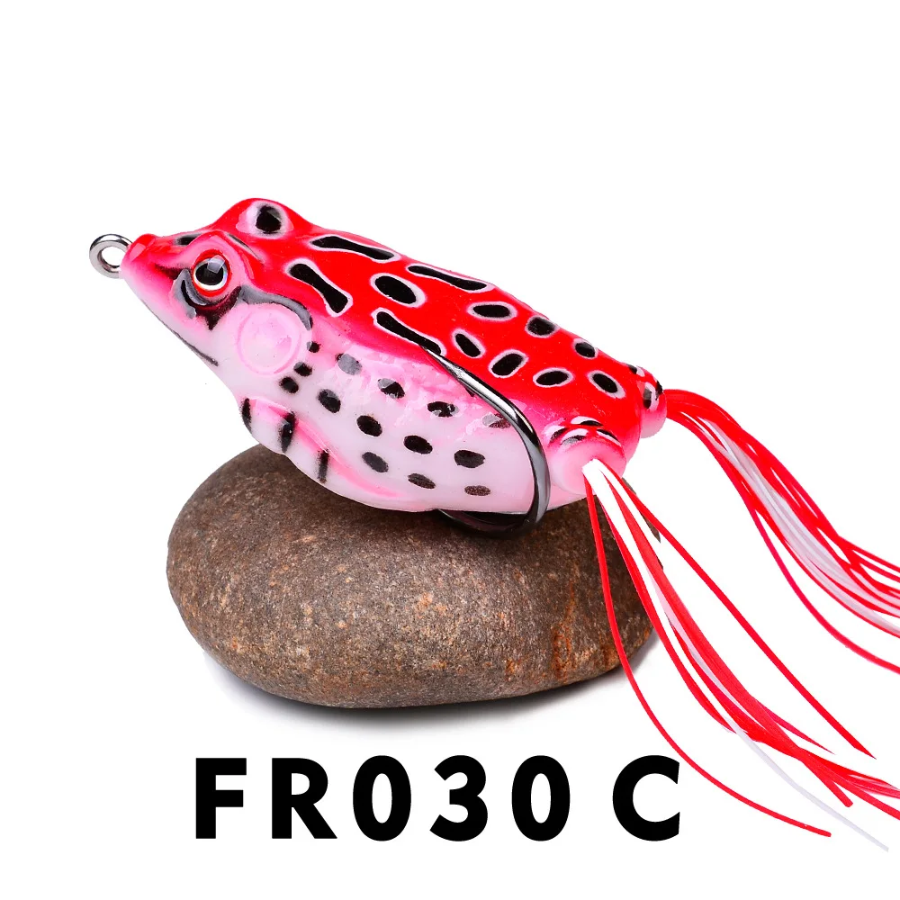 5G 8,5G 13G 17,5G Froschköder Weicher Angelköder Kunststoff Angelköder mit Angelhaken Topwater Ray Frog Künstlicher Köder für Bass