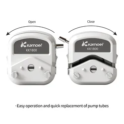 Kamoer KK1800 Peristaltic Pump Head with Stainless Steel Rotors White and Black Color for UIP WIFI V2 Peristaltic Pump