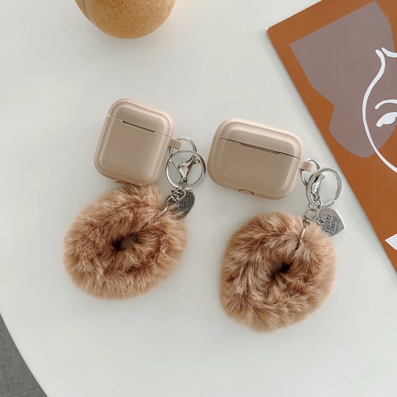 Apple Airpods pro 2/3 Proケース,ペンダント付き保護イヤホンケース,無地の基本的なシリコンケース