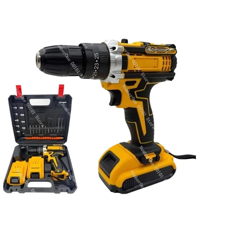 Handheld Electric Drill Power Tool, Multi Function Impact Drill Screwdriver, Hot Selling Household Set