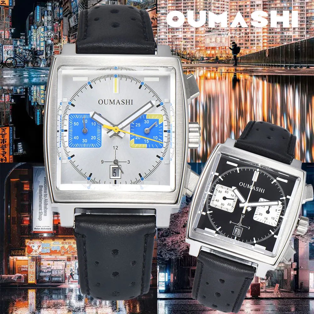 

Multifunctional chronograph ETA 7750 watch 40mm men mechanical watch sapphire glass water-resistant men watch ETA 7750 movement