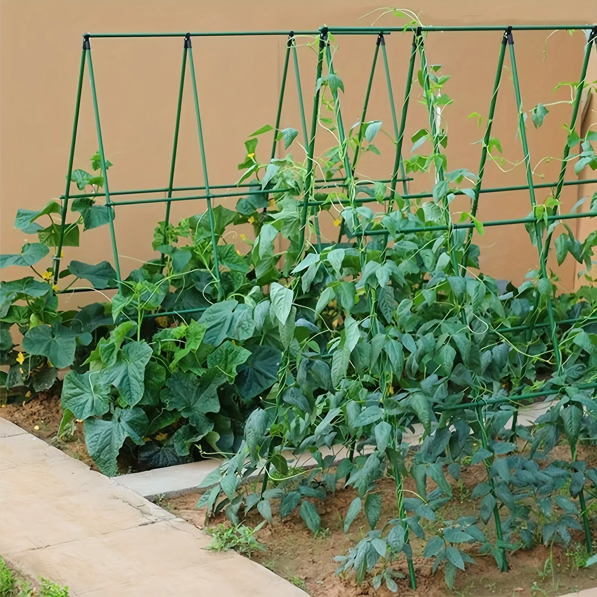 New 36 pieces/51 pieces, garden climbing plant trellis set, durable support pole, horticultural vine  H0983