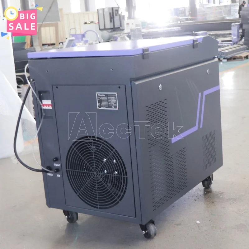 La macchina per la pulizia laser ad alta velocità per la rimozione della ruggine rimuove la macchina per la pulizia laser portatile multifunzione per la pittura a olio per le piccole imprese