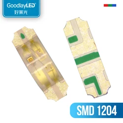 1000pcs Side Mount 1204RGB Lamp Bead 1206 Side Full Color RGB Side Glow RGB Seven-Color Patch LED Lamp Bead