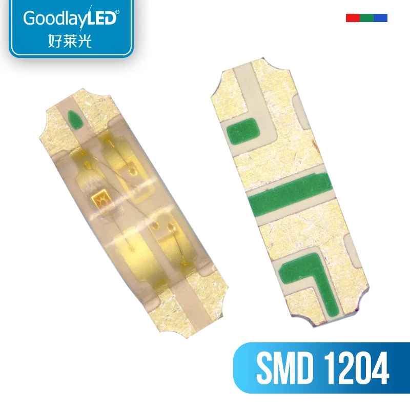 side mount led lampada bead full color rgb side glow patch de sete cores 1204rgb 1000 pcs 01