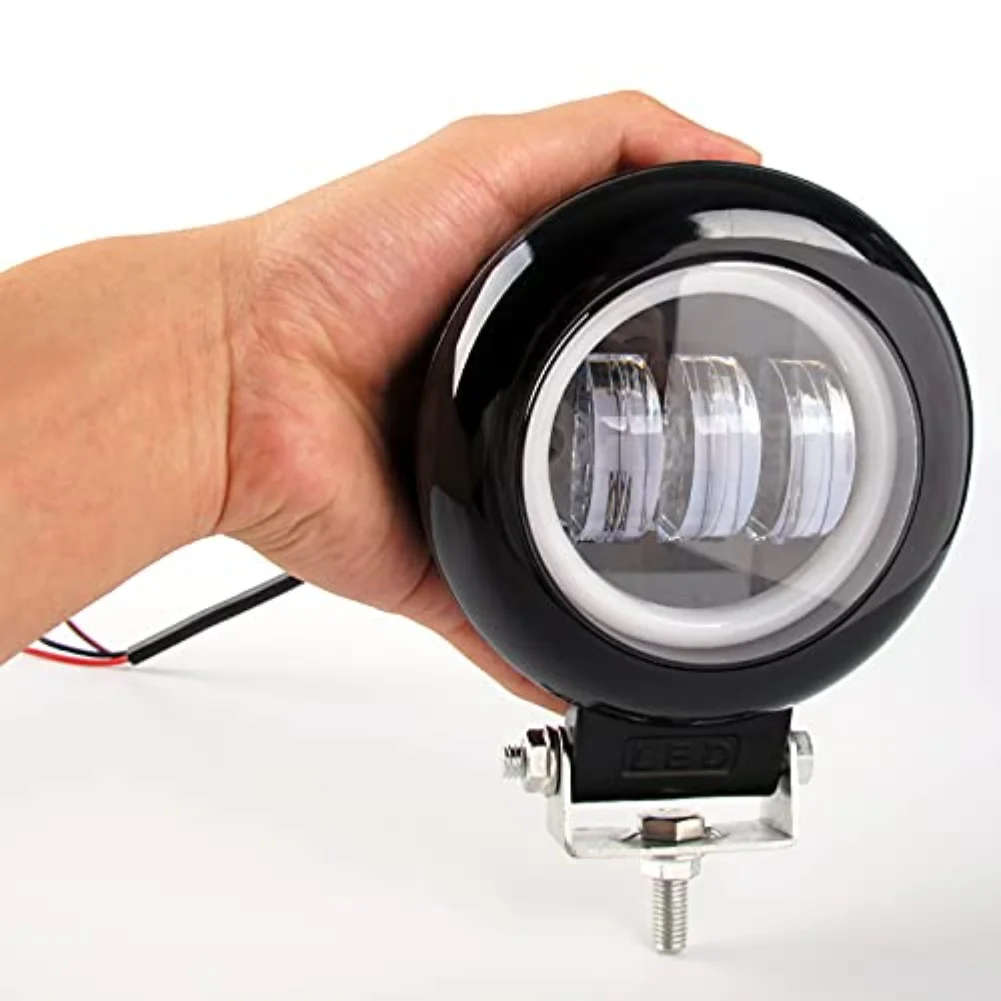 

Motorcycle Fog Lamp Approx. 120 96mm approx. 4.72 3.78 Inches 30W Offroad Light 120 Floodlight Projection Optical Reflector