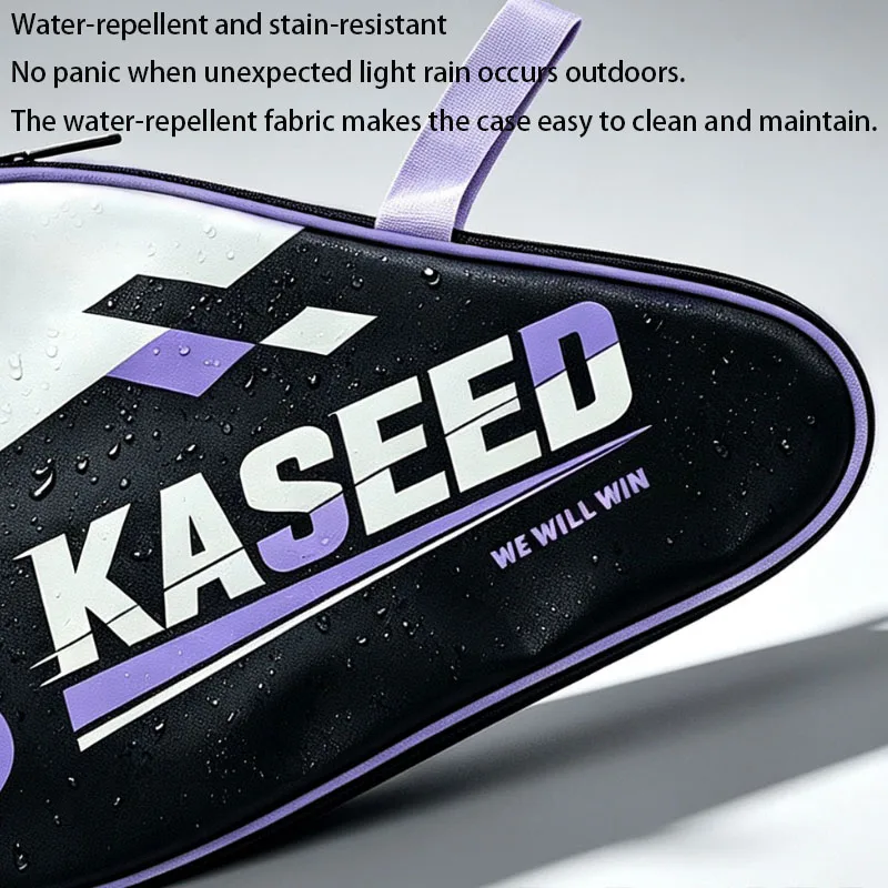 KASEED Table Tennis Racket Bag Gourd‑Shape Ping Pong Paddle Case Oxford Cloth Waterproof Storage Pouch for Table Tennis Paddles