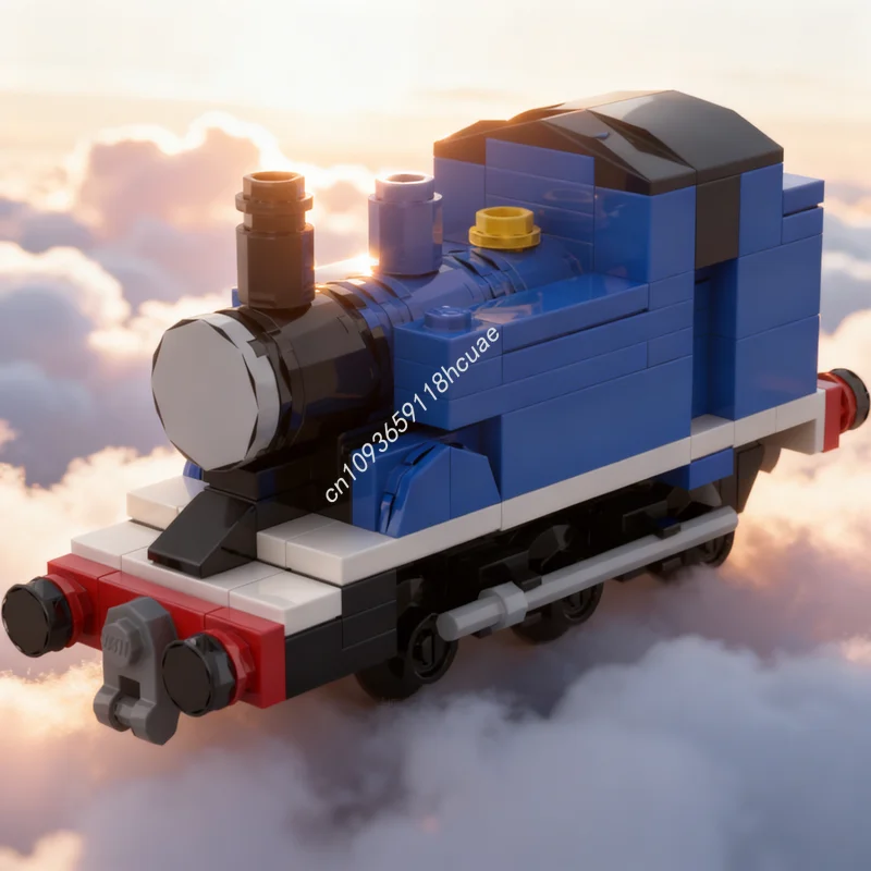 

133 шт. MOC Thomas маленькие 4 шпильки широкий поезд модель строительные блоки архитектура творческая идея игрушки Рождественский подарок образование