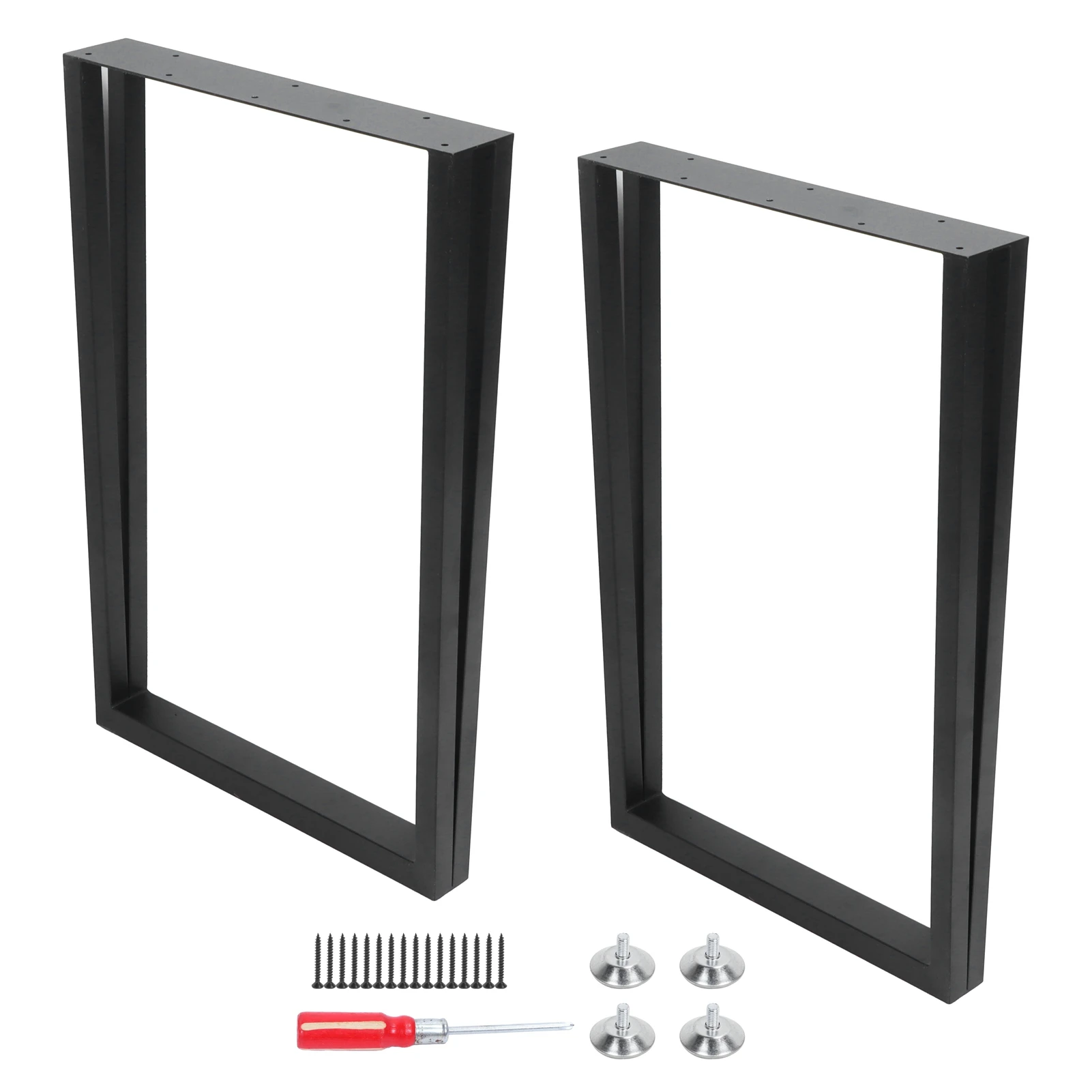 1 Pair Wrought Iron Table Leg Modern Desk Legs for Dining Furniture Coffee Bench Tables Parts