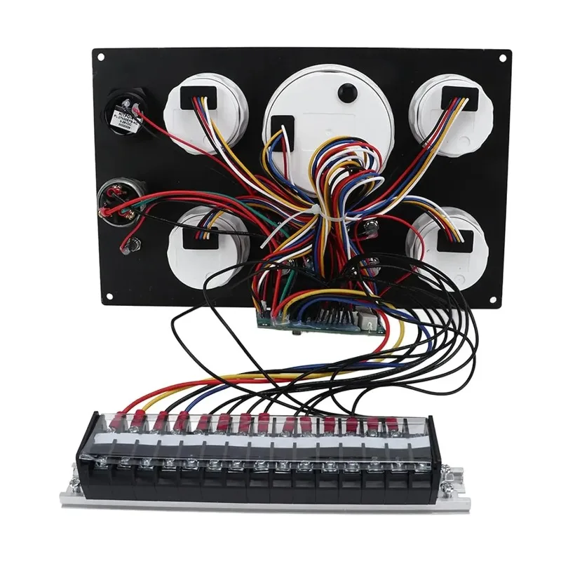 

Waterproof Gauge Set Dashboard Marine Boat Instrument Panel