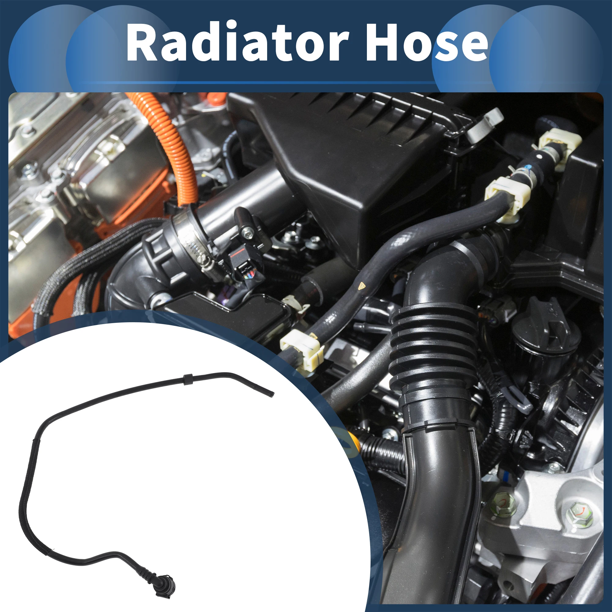 

UXCELL Radiator Hose for Mini Cooper Countryman 2017-2024 No.17127646898 Plastic Black