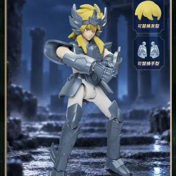 BLOKEES Saint Seiya Champion Class Aries Shion Surplice Bewegliches Montagemodell Anime Actionfigur Sammlerstück Spielzeug – Detail 9