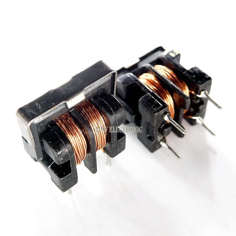 Inductor de Choke de modo común, cable de cobre de 7x8mm, u9.8, UF9.8, 10mH, 20mH, 30mH, 40mH, 50mH, 5 unidades por lote