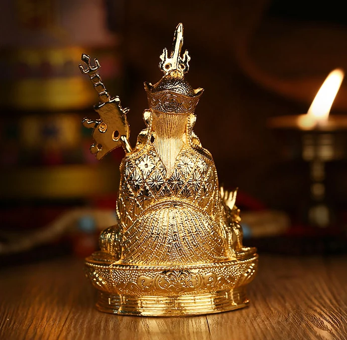 Imagem -04 - Talismã Greco-budista Greco-budista para Casa e Escritório Proteção da Família Nepal Tibete Índia Padmasambhava Buddha Statue 15cm Tall