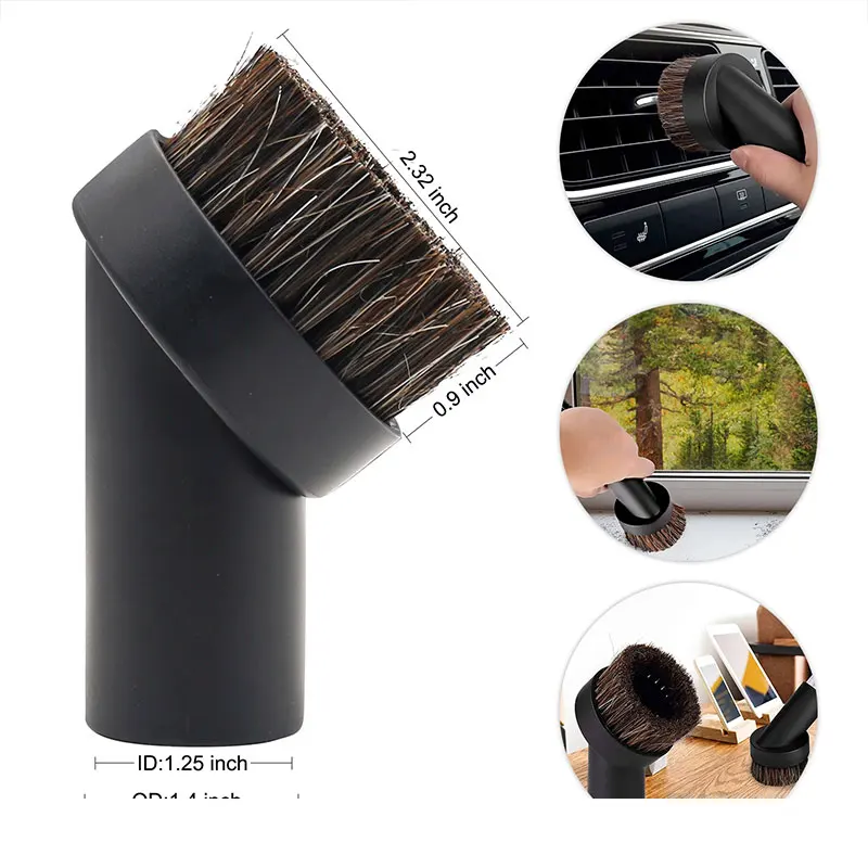 Geeignet zum Ersetzen des Bürstenkopfes eines 6-in-1-Staubsaugers mit einem Durchmesser von 32mm/35mm Zubehör Bürste Fugendüse – Detail 3