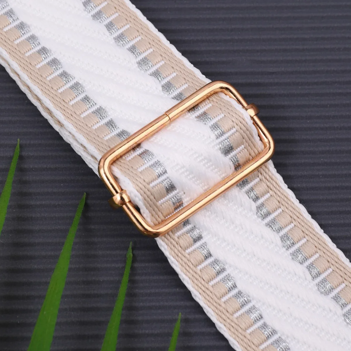 حقيبة كتف مخططة على الموضة، متعددة الوظائف، قابلة للتعديل بحرية، حقيبة كتف، حزام كتف، إكسسوارات سفر قابلة للاستبدال #4