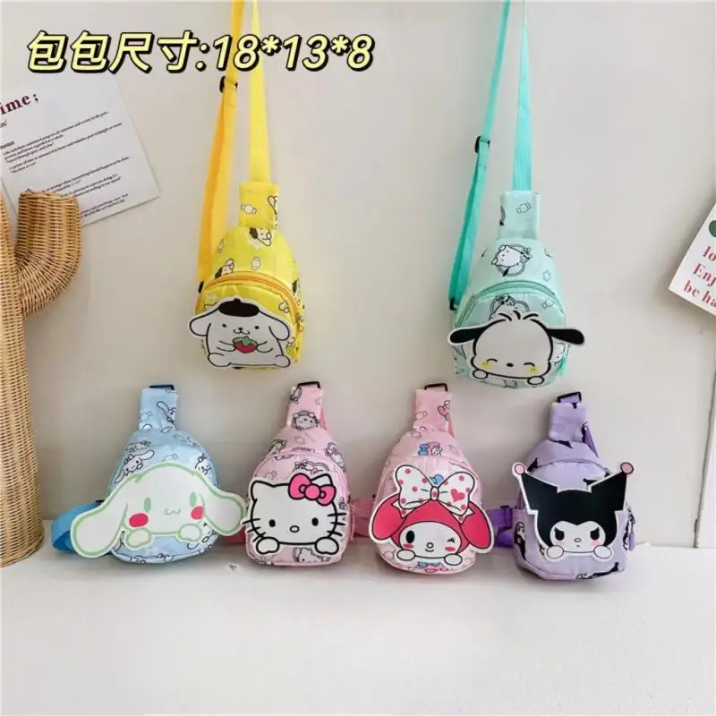 Wholesale Sanrio Hello Kitty Bag Cinnamoroll Backpack Cartoon Shoulder Bag Kuromi Chest Bags Travel Crossbody Kid Christmas Gift