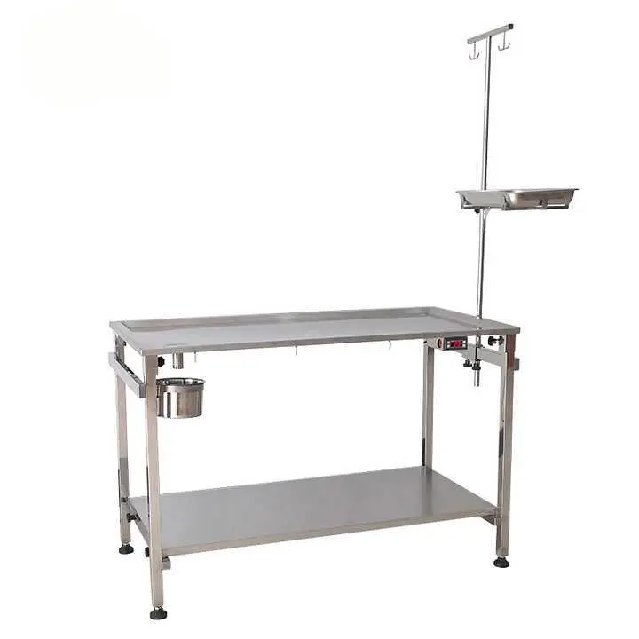

Pet Hospital Dog Operation Table Surgical Operating Table For Small Animals Stainless Steel Veterinary Table