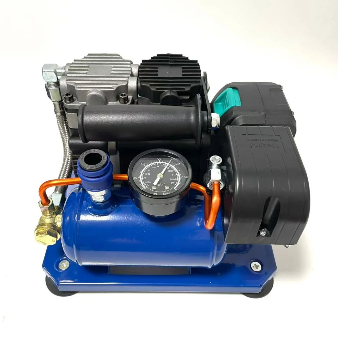 1.5L mini small high-pressure air compressor Oil-free brushless lithium electric silent air compressor