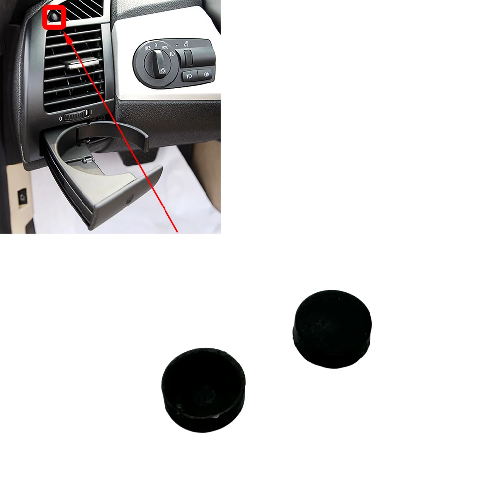 2 PCS Fit For BMW Z4 E85 E86 03-08 Air conditioning vent outlet Panel Screw Cover Interior Accessories
