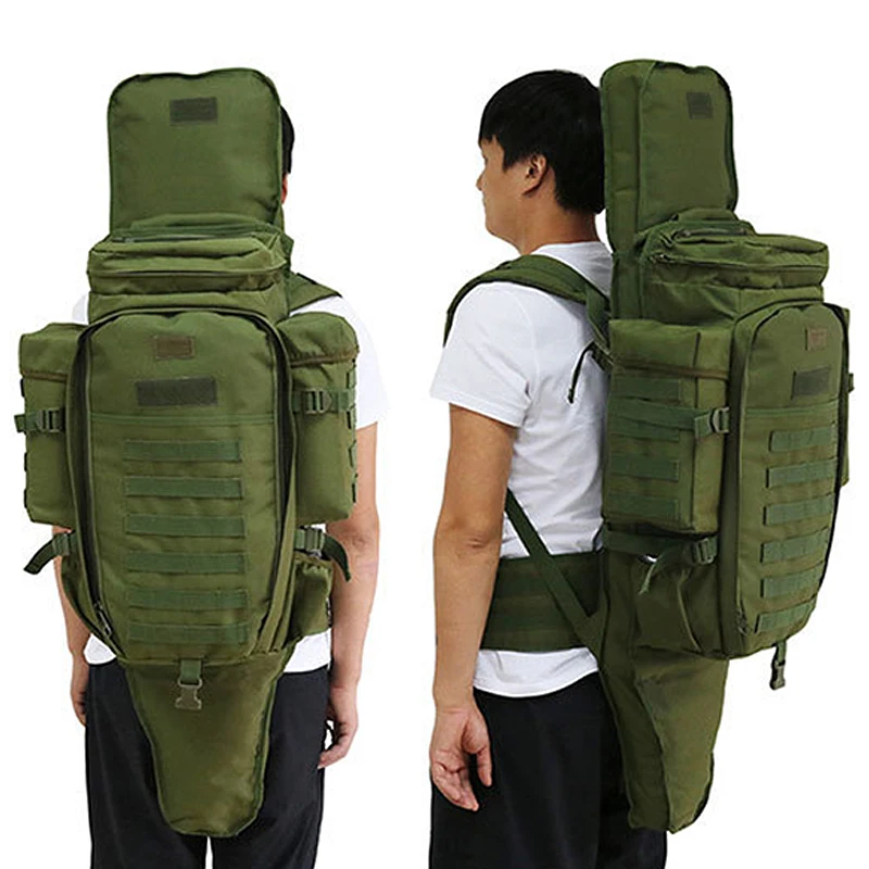 Tactical Combined Backpack Military Army Rucksack Large Assault Pack Travel Trekking Tactical Assault Knapsack Rifle Backpack