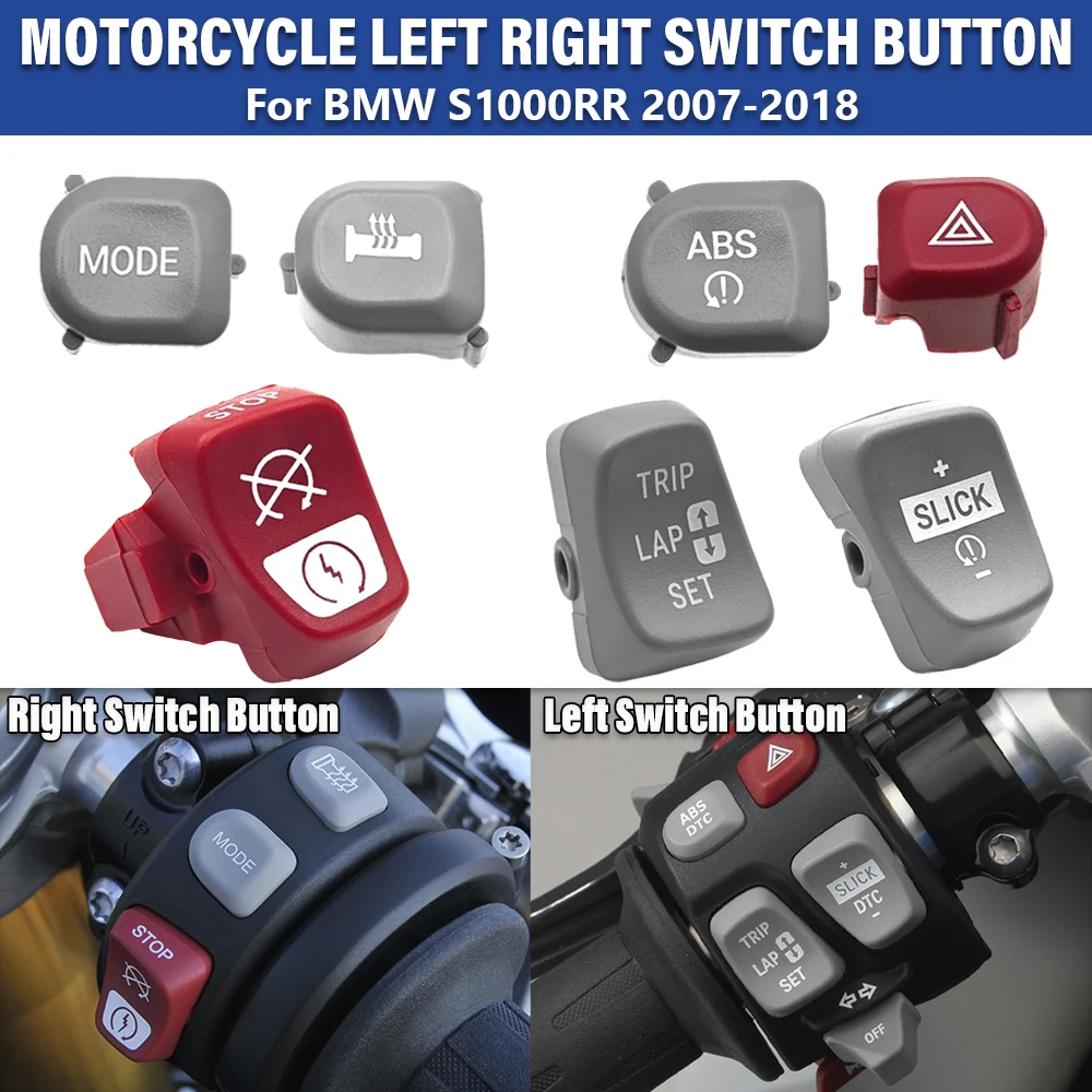 

For BMW S1000RR S 1000 RR s 1000rr 2007-2018 2017 2016 2015 2014 2013 2012 Motorcycle Accessories Left Right Switch Button Cover