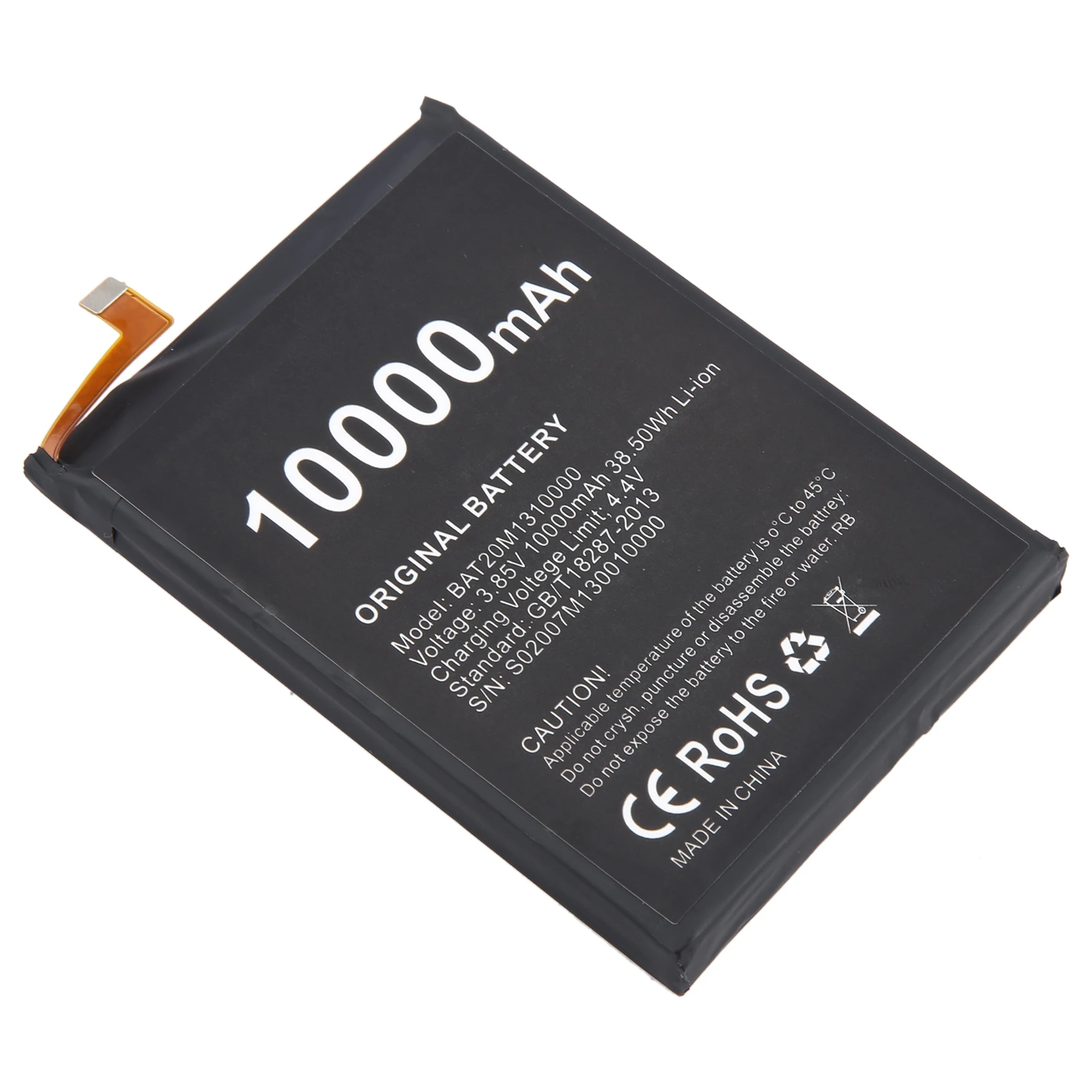 10000mAh BAT20M1310000 Battery Replacement for DOOGEE S88 / S88 Pro