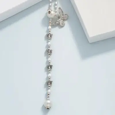 

Metal Butterflies Phone Shell Strap Decor Accessory Case Ornament Phone Finger Strap Case Decor