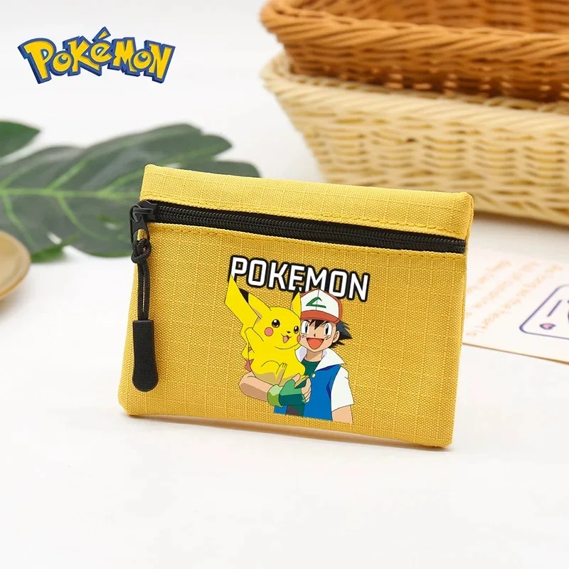 

Pokemoned Coin Purse Pikachu Cartoon Anime Figure Wallets Mini Pouch Kawaii Car Key Fashion Storage Bags Boy Girl Birthday Gift