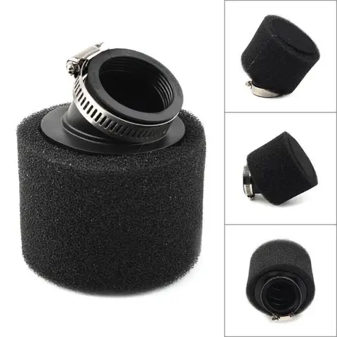 35mm 38mm 42mm 45mm 48mm 50mm 60mm 오토바이 각진 폼 에어 필터 맞는 먼지 핏 자전거 110cc 125cc CRF50 CRF70 변환 부품