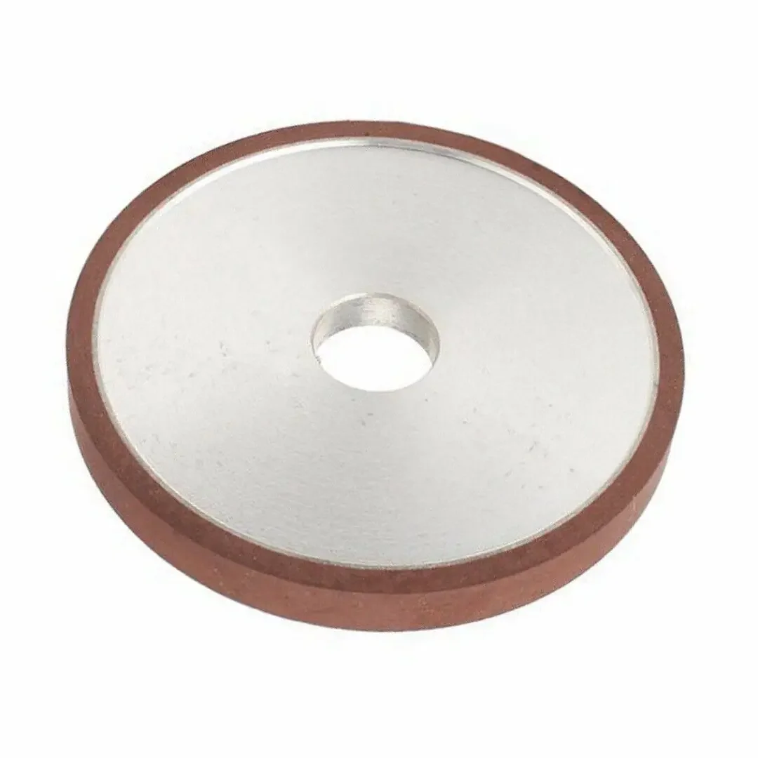 Herramienta de pulido de hoja abrasiva de muela para taza de diamante de Metal de carburo, grano 180, Kit de montaje de 100x10mm, suministros