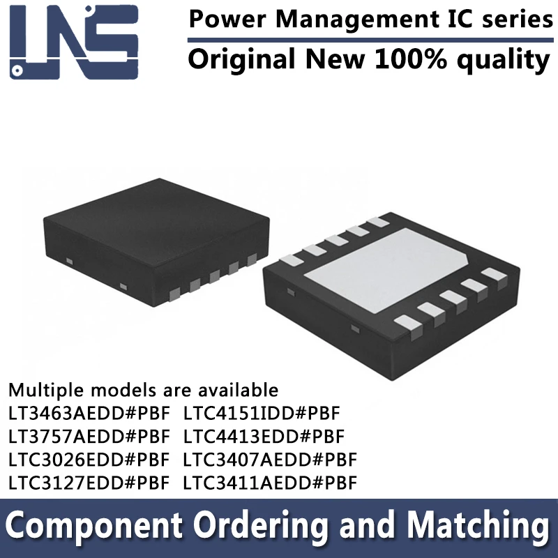 

1PCS LT3463AEDD LT3757AEDD LTC3026EDD LTC3127EDD LTC4151IDD LTC4413EDD LTC3407AEDD LTC3411AEDD#PBF WDFN-10 Power Management IC