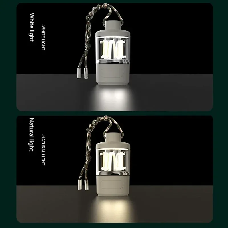 Outdoor Camping Atmosphere Light Tent Light Flashlight Flexible Filament Hand Light Portable Waterproof Camping Light