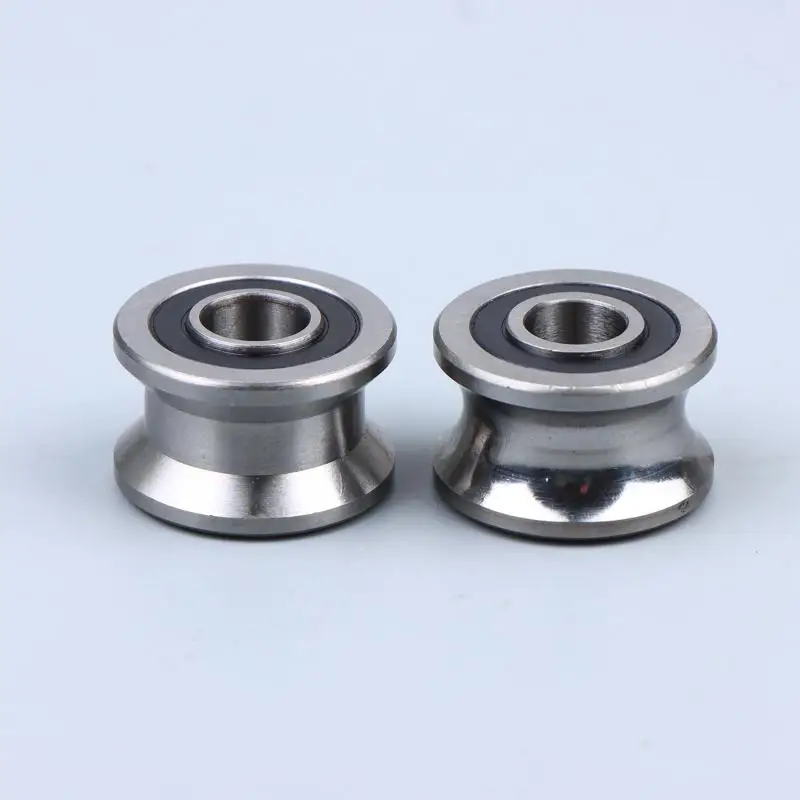 U22 T22 Shaped Groove Round Bottom Track Pulley Bearing Sliding Rollers Bearing Designed To Withstand Heavy Loads And Speed