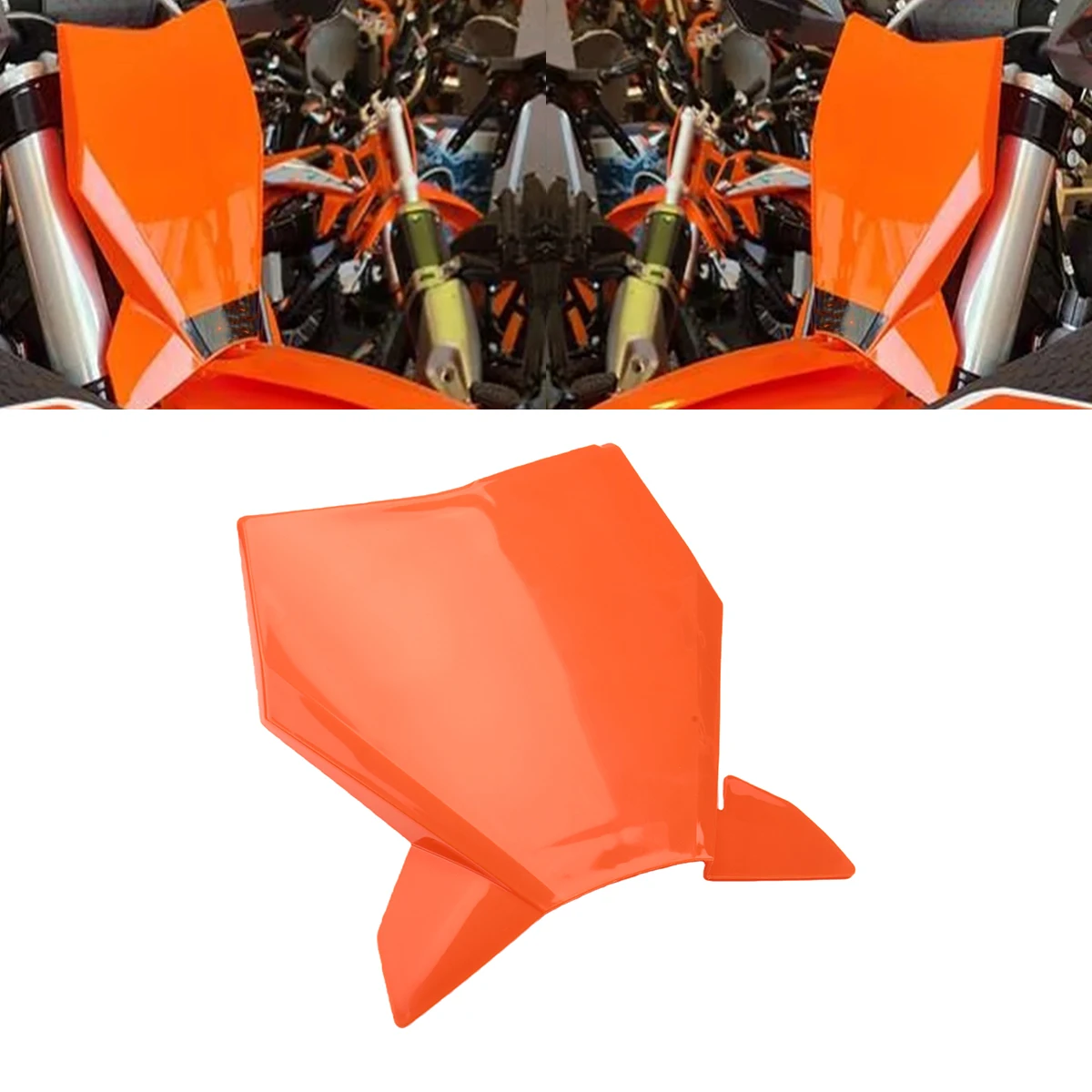 Neue 2024-2026 Nummer Plat Motorrad PP Kunststoff Vorne Nummernschild Karte Für KTM SX 50 2024-2026 motorrad Vorne Nummer Platte