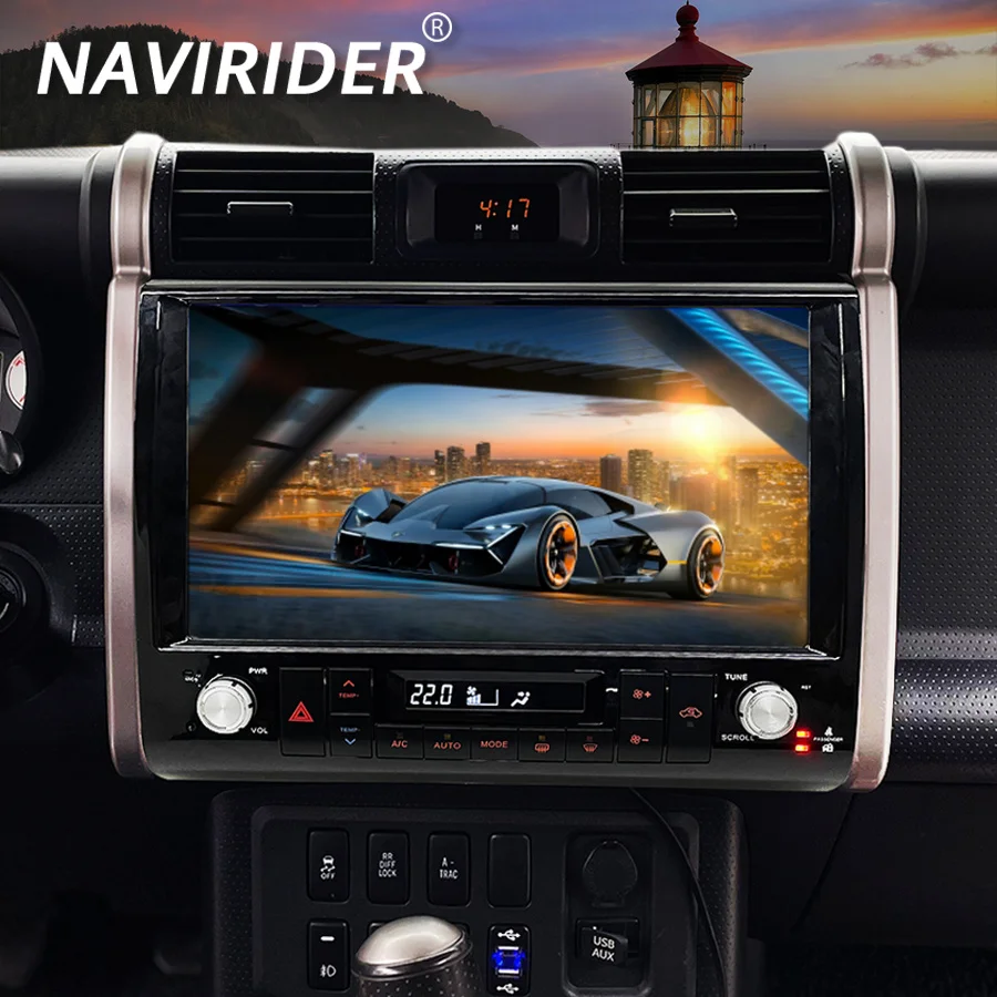 

1920*720 360 Carplay 13.3" Car DVD Player GPS WIFI Bluetooth 5.0 RDS Radio For Toyota FJ Cruiser Android 13 2007-2012 Multimedia